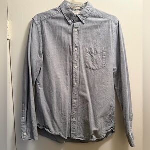 H&M L.O.G.G. Vintage Flannel Shirt | Grey | Small
